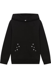 Хлопковое худи с вышивкой Stella McCartney