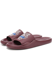 Резиновые шлепанцы с аппликацией Kenzo