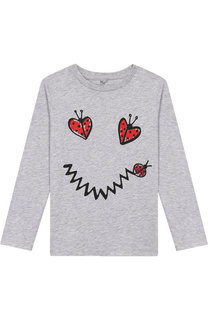 Хлопковый лонгслив с принтом Stella McCartney