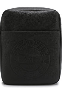 Кожаная сумка-планшет на молнии Dsquared2