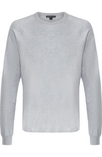 Джемпер из смеси хлопка и кашемира тонкой вязки James Perse