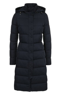 Стеганый пуховик с капюшоном Emporio Armani