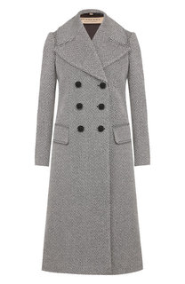Двубортное шерстяное пальто Burberry