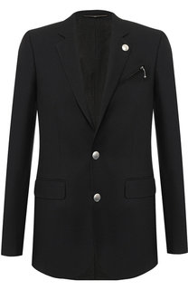 Однобортный пиджак на двух пуговицах Givenchy