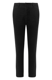 Брюки прямого кроя из смеси льна и шерсти с хлопком Transit