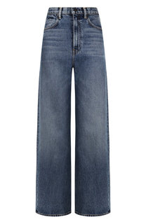 Расклешенные джинсы с потертостями Denim X Alexander Wang