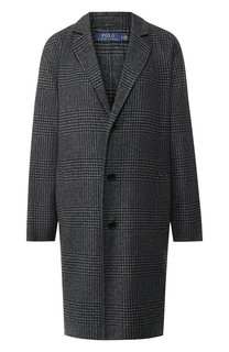 Шерстяное пальто с карманами Polo Ralph Lauren