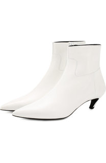 Кожаные ботильоны Slash на каблуке kitten heel Balenciaga