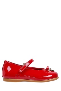 Красные лакированные туфли Dolce&Gabbana Kids