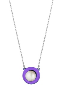 Колье с фиолетовой подвеской Serebriciti Jewelry