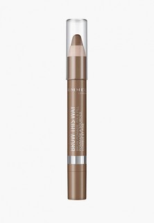 Помада для бровей Rimmel Brow This Way 002 Medium Brown 3.25 г