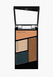 Палетка для глаз Wet n Wild Color Icon Eyeshadow Quad, 4 оттенка, hooked on vinyl