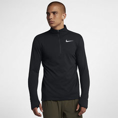 Мужская беговая футболка с молнией на половину длины Nike Therma Sphere Element