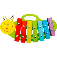 Ксилофон Alatoys Улитка 7 нот, окрашенный