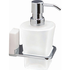 Дозатор жидкого мыла Wasserkraft Leine K-5000WHITE стекло матовое (5099WHITE)