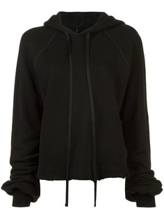 толстовка с капюшоном и рваными деталями Unravel Project