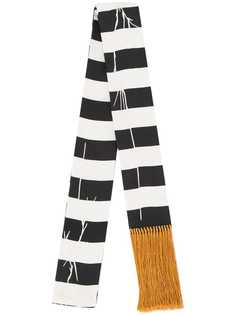 узкий шарф в полоску Haider Ackermann