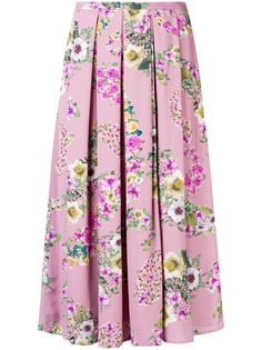 плиссированная юбка с цветочным принтом Blugirl