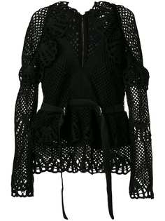 топ с V-образным вырезом Self-Portrait