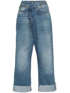 прямые джинсы с завышенной талией R13