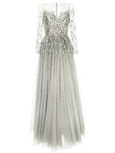 sequin embellished tulle gown Jenny Packham