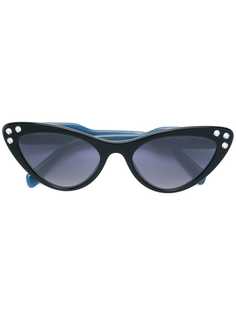 cat-eye crystal sunglasses Miu Miu Eyewear