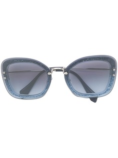 солнцезащитные очки с блестками Miu Miu Eyewear