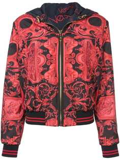 куртка-бомбер с принтом Versace