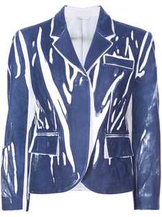 boxy printed blazer Rohka
