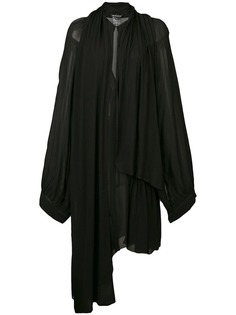 расклешенная прозрачная туника Ann Demeulemeester