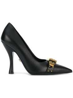 buckled front pumps Versace