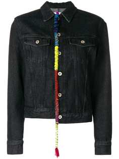 джинсовая куртка с вышивкой Loewe
