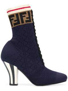 lace-up sock boots Fendi