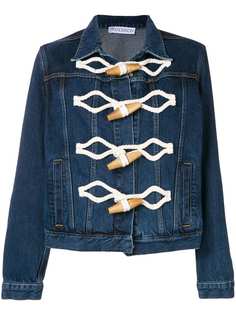 джинсовая куртка с застежками "моржовый клык" JW Anderson