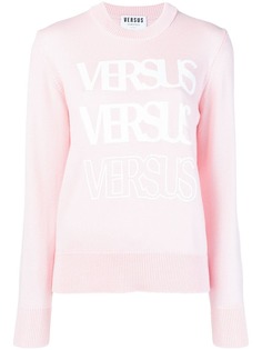 свитер с длинными рукавами и логотипом Versus