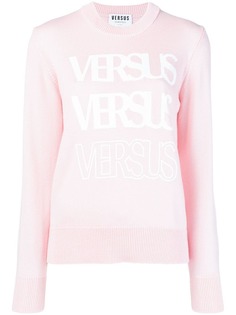 свитер с длинными рукавами и логотипом Versus