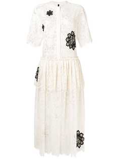 платье из цветочного кружева Sara Lanzi