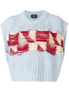 укороченный вязаный свитер без рукавов Calvin Klein 205W39nyc