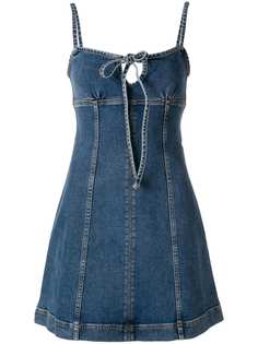А-образное джинсовое платье Alexa Chung