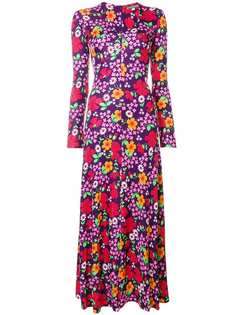 платье макси с цветочным принтом Alexa Chung