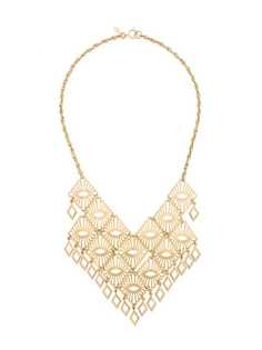 diamond-shaped drop necklace Sarah Cov Vintage