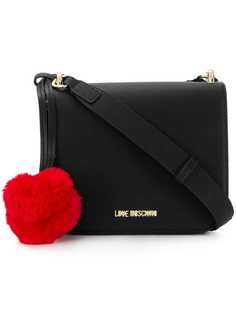 fluffy heart crossbody bag Love Moschino