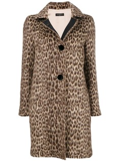 пальто 'Guendalina' с леопардовым принтом Antonelli