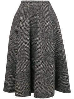 плиссированная юбка миди Rochas