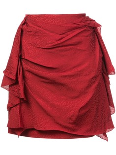 draped mini skirt Carmen March
