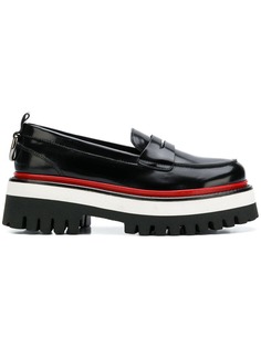 лоферы на ребристой подошве на платформе MSGM