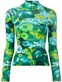 floral turtleneck top Richard Quinn