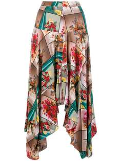 асимметричная юбка дизайна колор-блок Stella McCartney