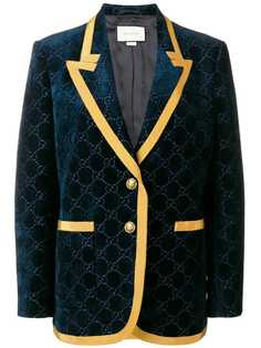 бархатный блейзер Gucci