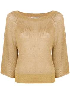 metallic knitted top Alice+Olivia